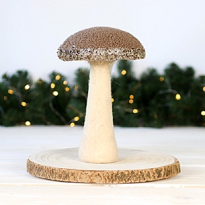 Brown Mushroom 25cm