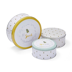 Cooksmart Bumble Bees Set of 3 Round Cake Tins