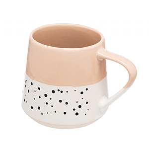 Siip Dipped Dotted Mug - Blush