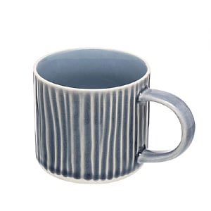 Siip Embossed Lines Mug - Navy