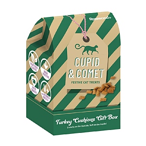 Rosewood Turkey Cat Cushion Gift Box 180g