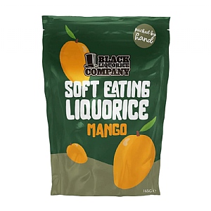Black Liquorice Company Soft Liquorice Mango Pouch (165g)