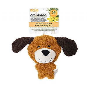 Rosewood Aromadog Scented Fleece Big Head Flattie Dog - Rescue