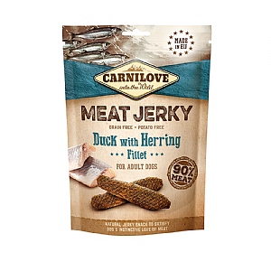 Carnilove Meat Jerky Duck With Herring Fillet 100g