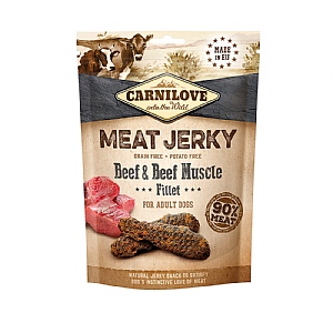Carnilove Meat Jerky Beef & Beef Muscle Fillet 100g