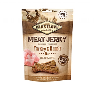 Carnilove Meat Jerky Turkey & Rabbit Bars 100g