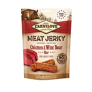 Carnilove Meat Jerky Chicken & Wild Boar Bars 100g