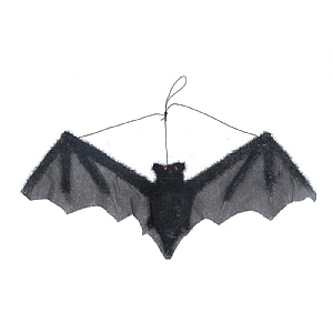 Gisela Graham Black Fabric Flying Bat