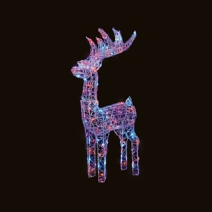 Premier 1.15m Acrylic Reindeer Rainbow (160 LEDs)