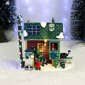 Lemax Tiny House Tree Lot (4.5V)