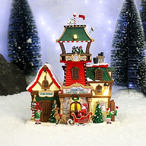 Lemax North Pole Control Tower