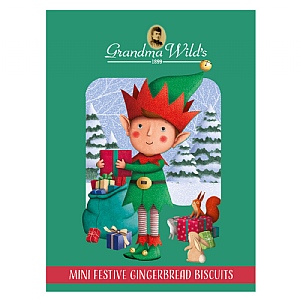 Grandma Wilds 3D Helpful Elf Biscuit Box 150g