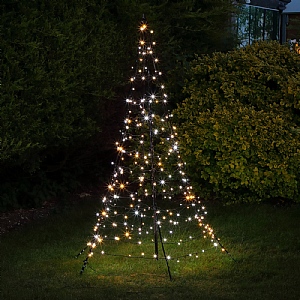 Noma Starry Nights 300 LED Duo Bulb Light Changing Pole Tree 2m