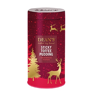 Deans Sticky Toffee Pudding Shortbread Rounds Tin 150g
