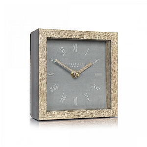 Thomas Kent Nordic Mantel Clock 5" Cement