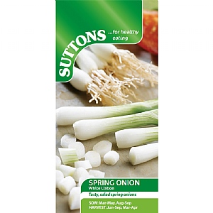 Suttons Spring Onion White Lisbon Seeds