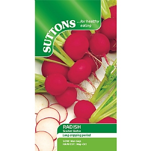 Suttons Radish Scarlet Globe Seeds