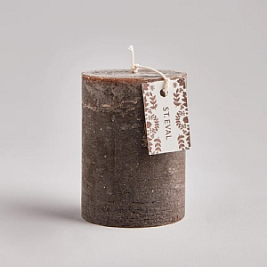St Eval Oak, Folk Pillar Candle  (3"x4")