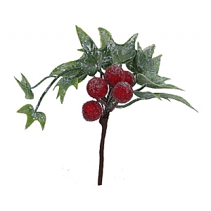 Gisela Graham Frosted Ivy & Red Berry Pick