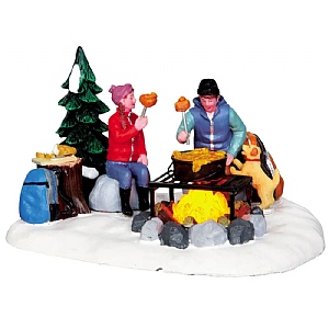 Lemax Campfire Fondue
