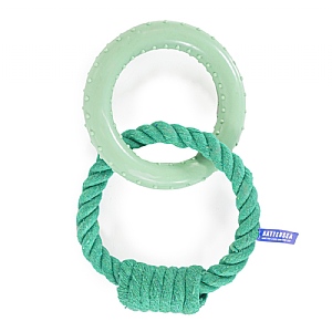 Rosewood Battersea Dog Rubber Rings with Rope
