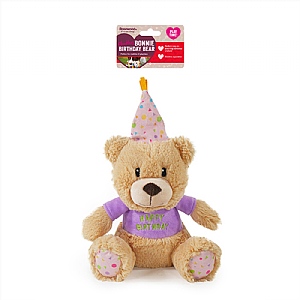 Rosewood Chubleez Bonnie Birthday Bear Dog Toy