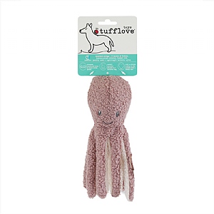 Rosewood Tufflove Octopus Textured Plush Dog Toy (Medium)