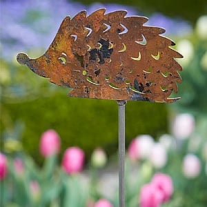 Tom Chambers Snuffles Hedgehog Plant Stake