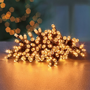 Premier Gold Battery Operated Timer Lights (400 LEDs)