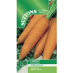 Suttons Carrot Autumn King 2 Seeds