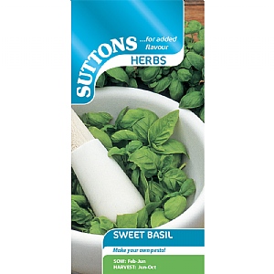 Suttons Sweet Basil Seeds