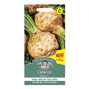 Mr Fothergills Celeriac Neon F1  Seeds