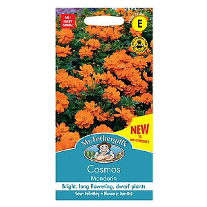 Mr Fothergills Cosmos Mandarin Seeds