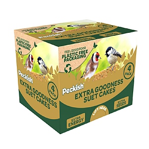 Peckish Extra Goodness Suet Cake 4 Pack