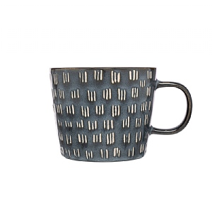 Siip Reactive Glazed Lined Mug - Navy