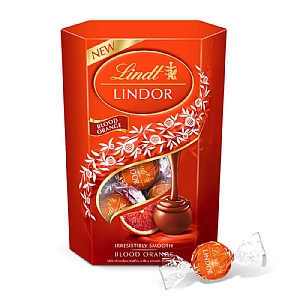 Lindor Milk Blood Orange Cornet 200g