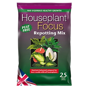 Growth Technology Houseplant Focus Repotting Mix Peat Free 25L