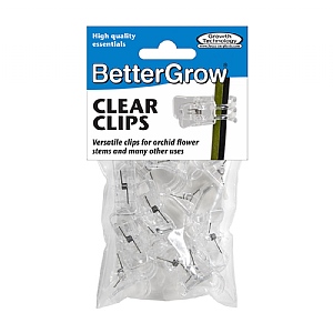 Growth Technology BetterGrow Clips Clear Pack of 12