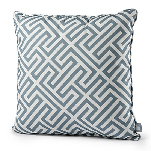 Extreme Lounging Outdoor Patterned B-Cushion Maze Sea Blue (50x50cm)