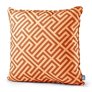 Extreme Lounging Outdoor Patterned B-Cushion Maze Orange (50x50cm)