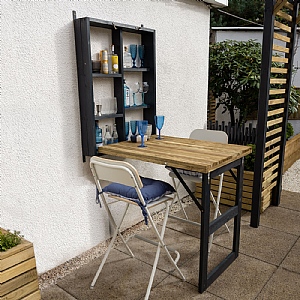 Forest Fold Down Wall Garden Bar