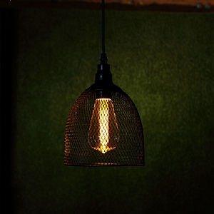 Noma Black Mesh Kate Pendant With Bulb