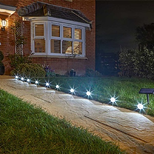 Smart Solar MultiSpot Set of 10 - 5 Lumen