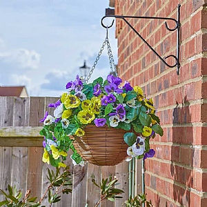 Smart Garden Pansy Pourri Hanging Basket 30cm