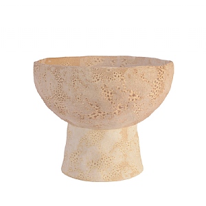 Earthenware Brown Vase 17cm