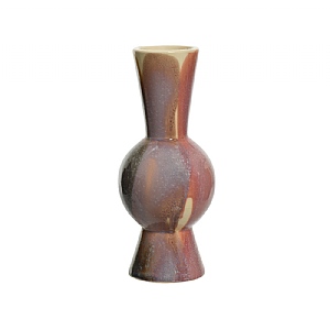 Multcoloured Stoneware Vase 31cm