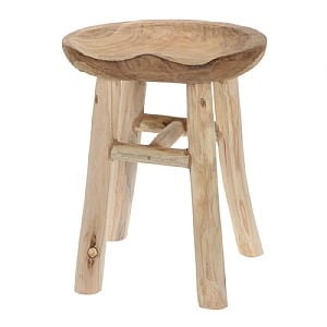 Teak Wooden Stool 33cm