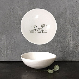 East of India 'Home Sweet Home' Small Wobbly Bowl
