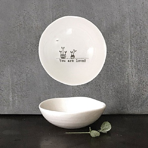 East of India 'You Are Loved' Small Wobbly Bowl