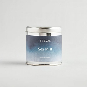 St Eval Sea Mist, Coastal Tin Candle